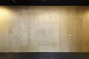 Шпонированные скрытые двери в офис SuperJob