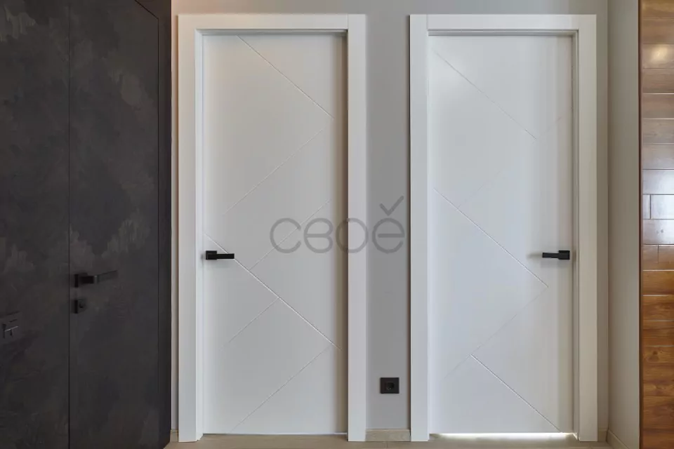 Межкомнатные двери с фрезеровкой 