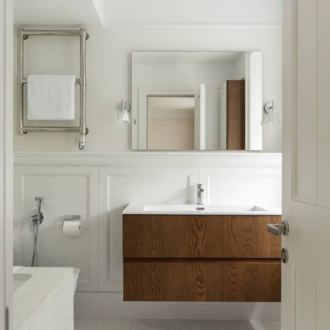 Стеновые панели и молдинги в ванных Montagu Square